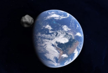 134英尺的小行星下周將以月球距離的四倍掠過(guò)地球