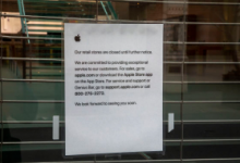 美國的Apple Store商店將關閉至5月初
