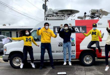 密歇根大學的學生通過Blue Mask Initiative籌集資金