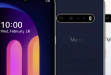 全新LGV60ThinQ5G64 MP攝像頭 具有8K視頻和對聲音的出色承諾