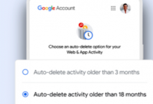 Google默認(rèn)情況下自動(dòng)刪除新帳戶的數(shù)據(jù)