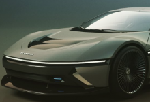 DeLorean DMC-12現(xiàn)代致敬帶鷗翼門電動推進