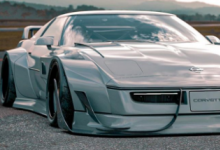 寬體C4克爾維特復古賽車用Carbon Aero偽裝成人