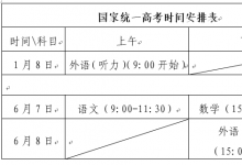 教育資訊:2021山東高考時(shí)間安排表 什么時(shí)候考試