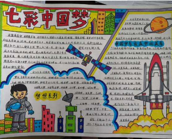 少年強則國強手抄報簡單又好看