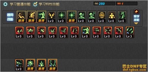 DNF冰結師二覺加點分享 DNF冰結師二覺刷圖加點圖