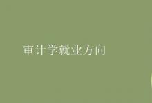 教育資訊：審計學就業(yè)方向
