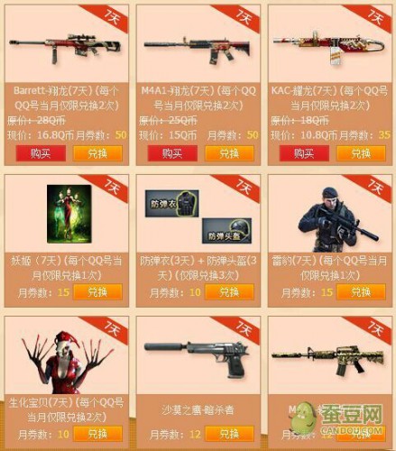 CF5月軍火基地活動網(wǎng)址 兌換券使用指南