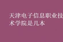 教育資訊:天津電子信息職業(yè)技術(shù)學(xué)院是幾本