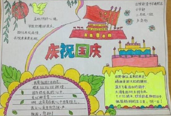 國慶節(jié)手抄報圖片大全簡單又漂亮