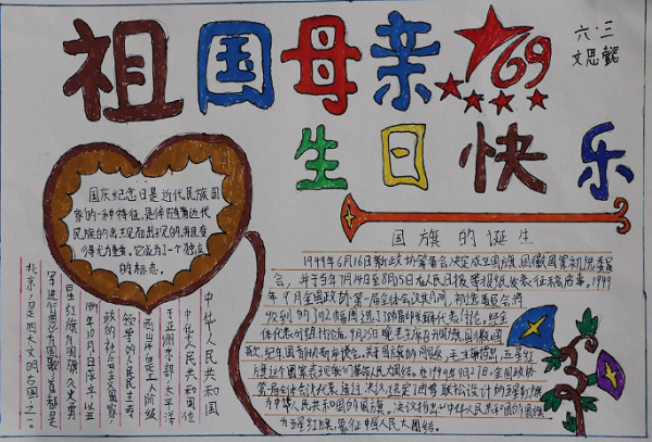 國慶節(jié)手抄報圖片大全簡單又漂亮