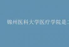教育資訊：錦州醫(yī)科大學醫(yī)療學院是二本嗎