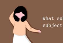 教育資訊:what subject和what subjects的區(qū)別