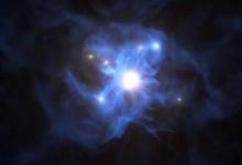 ESOVLT發(fā)現(xiàn)了一個(gè)超大質(zhì)量黑洞周圍有被困星系