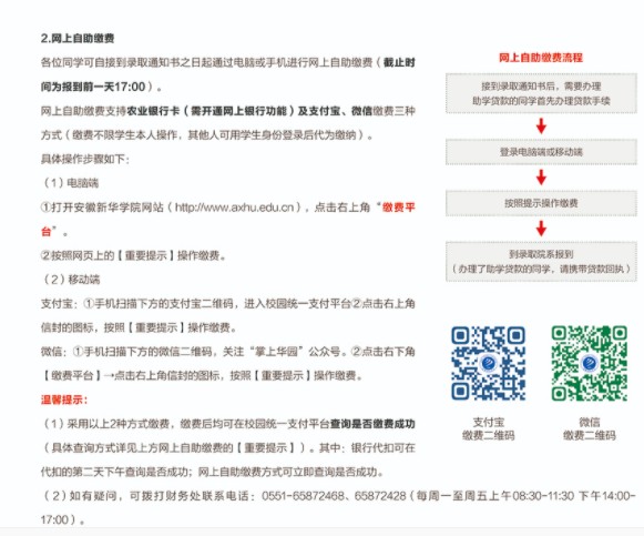 安徽新華學(xué)院新生入學(xué)須知