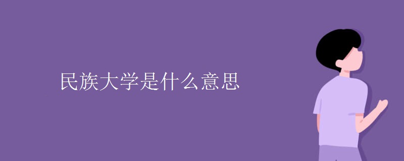 民族大學是什么意思
