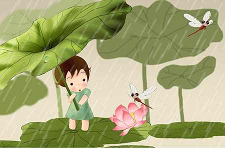 孔雀簡(jiǎn)筆畫(huà)彩色2
