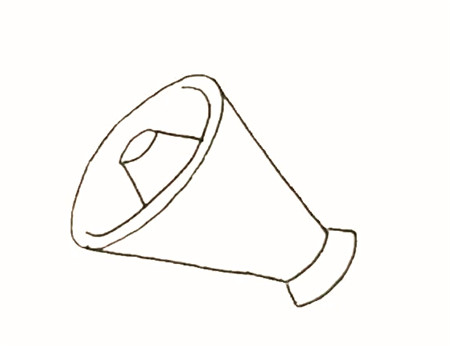 喇叭簡(jiǎn)筆畫(huà)的畫(huà)法3
