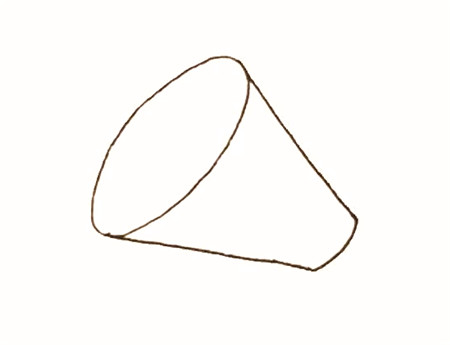 喇叭簡(jiǎn)筆畫(huà)的畫(huà)法1