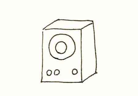 音響簡(jiǎn)筆畫(huà)彩色3