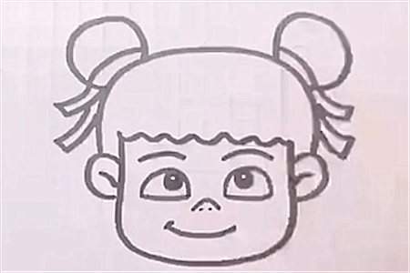 怎么畫哪吒簡筆畫步驟3