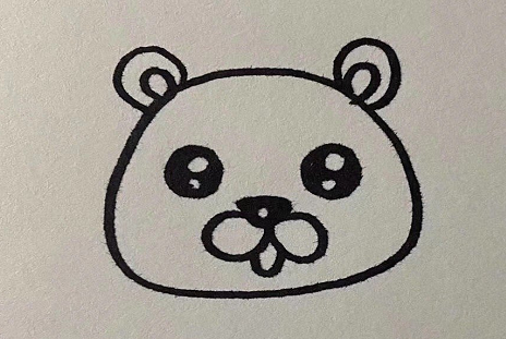 向日葵獅子簡筆畫圖片大全1