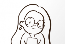 可愛(ài)的簡(jiǎn)筆畫(huà)少女寫(xiě)真