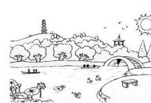 兒童公園簡(jiǎn)筆畫繪本