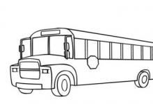 兒童校車簡(jiǎn)筆畫圖片大全