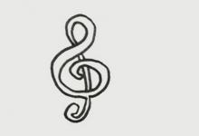 七個音符如何畫簡筆畫顏色？
