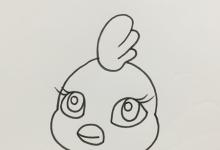 孔雀如何畫簡單的筆畫？