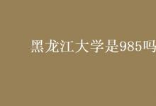 教育資訊：黑龍江大學是985嗎