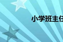 小學(xué)班主任工作經(jīng)驗(yàn)交流