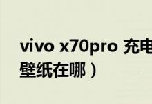 vivo x70pro 充電測試（vivox70pro 動態(tài)壁紙在哪）