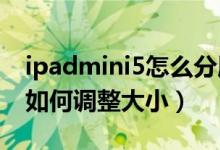ipadmini5怎么分屏看視頻（ipadmini分屏如何調(diào)整大?。?class=