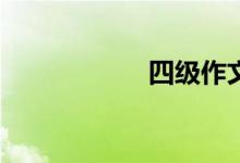 四級(jí)作文怎么評(píng)分？
