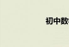 初中數(shù)學學習方法