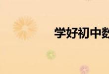 學好初中數學重要的幾點