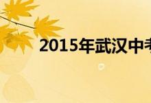 2015年武漢中考數(shù)學復習黃金方案