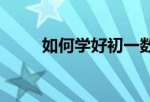 如何學(xué)好初一數(shù)學(xué)“數(shù)軸”知識(shí)點(diǎn)