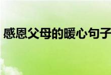 感恩父母的暖心句子(對(duì)父母表達(dá)感謝的話)
