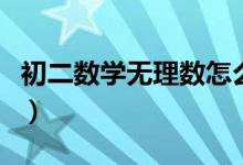 初二數(shù)學(xué)無(wú)理數(shù)怎么估算(初中無(wú)理數(shù)的定義)