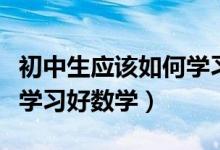 初中生應(yīng)該如何學(xué)習(xí)好數(shù)學(xué)(初中生怎樣才能學(xué)習(xí)好數(shù)學(xué))
