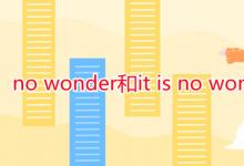 教育資訊:no wonder和it is no wonder的區(qū)別