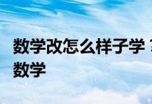 數(shù)學改怎么樣子學？下面方法讓我們一起愛上數(shù)學