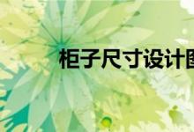 柜子尺寸設計圖大全（柜子尺寸）