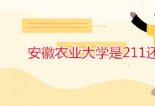 教育資訊:安徽農(nóng)業(yè)大學(xué)是211還是985