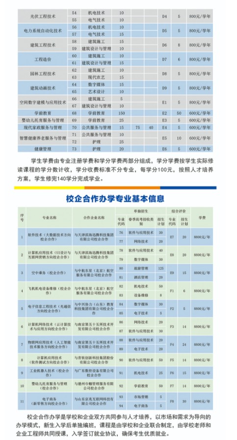 德州職業(yè)技術(shù)學院單招和綜合評價招生簡章