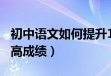 初中語(yǔ)文如何提升110以上（初中語(yǔ)文怎樣提高成績(jī)）