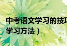 中考語(yǔ)文學(xué)習(xí)的技巧和方法(中考語(yǔ)文有什么學(xué)習(xí)方法)